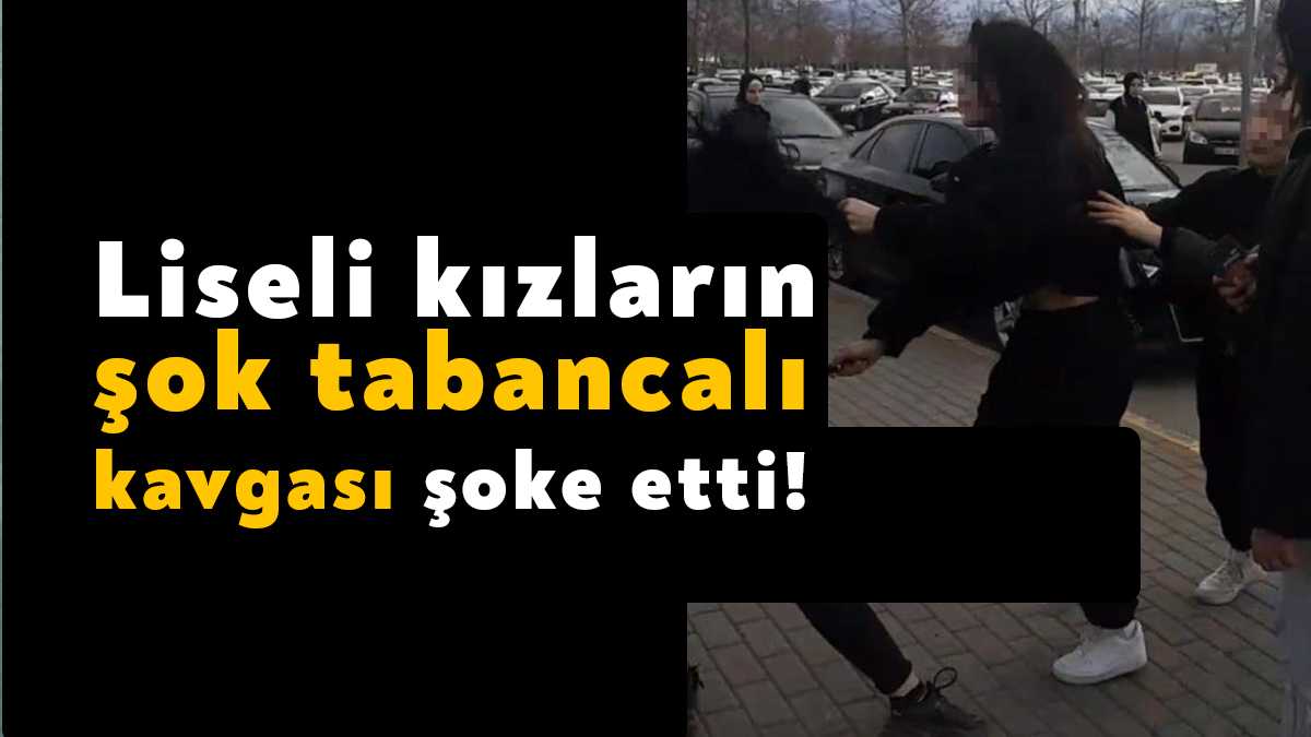 Kocaeli'nin İzmit ilçesinde liseli kızlar saç saça birbirine girdi. Kavgada