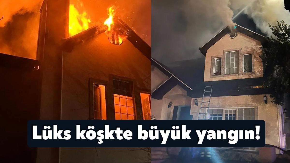 Kocaeli'nin Gebze ilçesinde Pelitli mevkiinde yer alan lüks bir köşkte