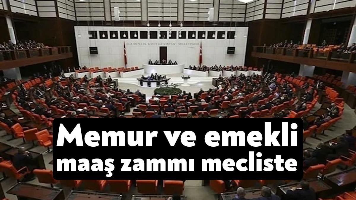 TBMM Genel Kurulunda, memur ve emekli maaş artışlarını içeren Sosyal