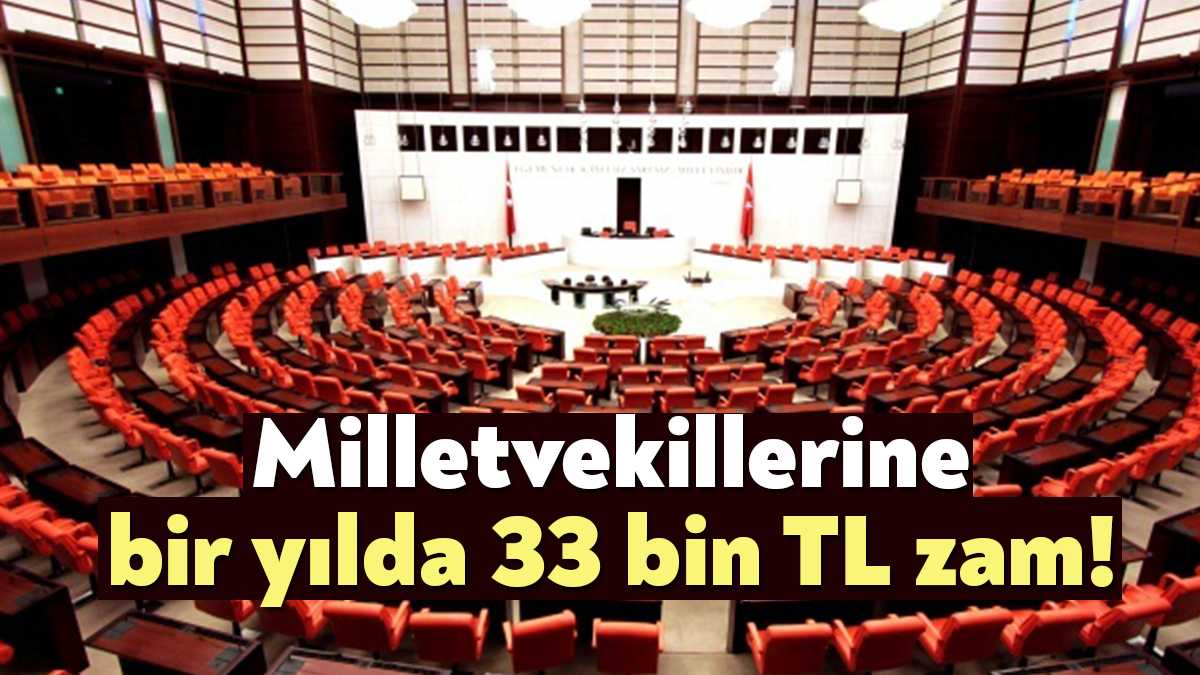 Emekli milletvekillerinin aylığı son bir yılda 33 bin 110 lira
