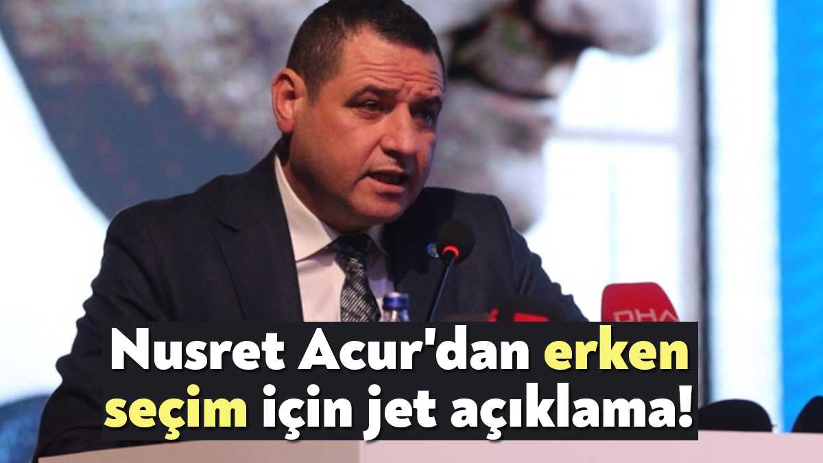 İYİ Parti Kocaeli İl Başkanı Nusret Acur 14 Mayıs olarak