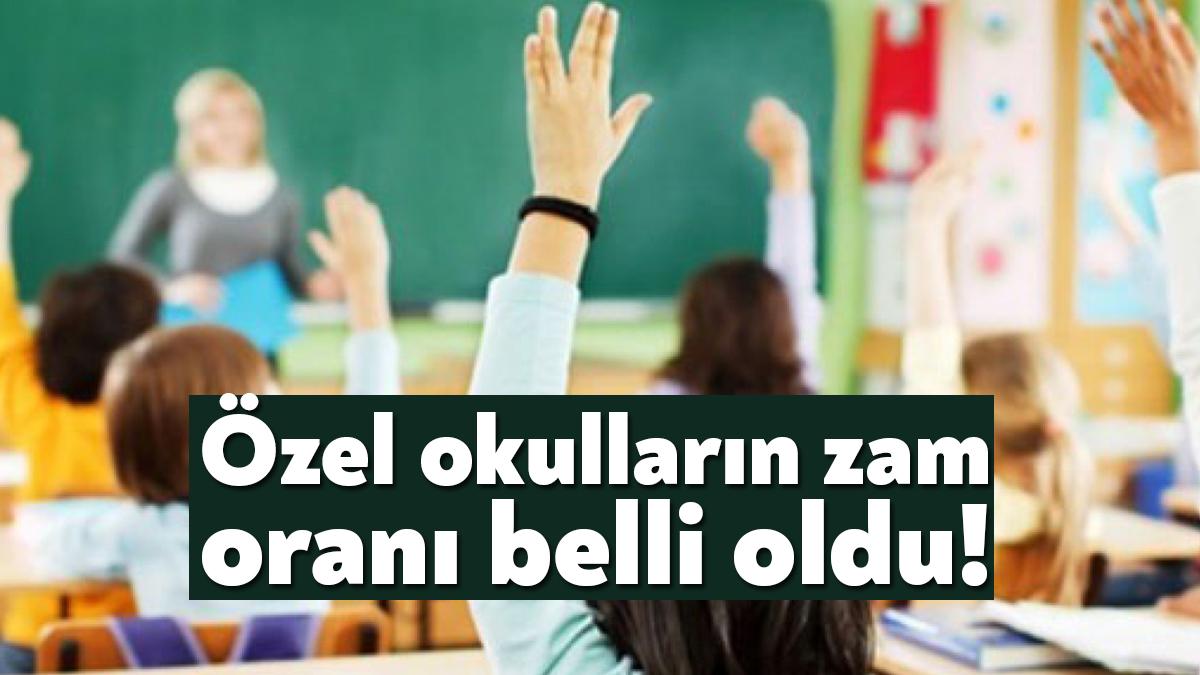 Milli Eğitim Bakanı Mahmut Özer Özel okul ücretleri hakkında aldıkları