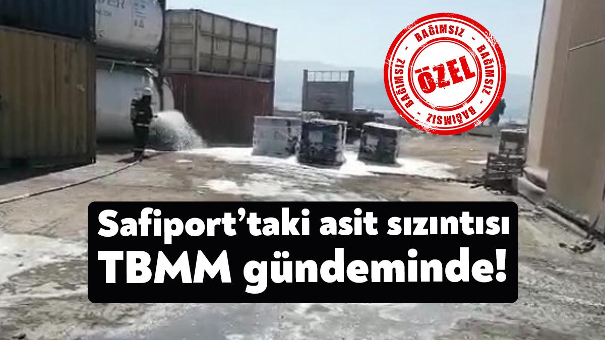 Derince Safiport Limanı’ndaki nitrik asit sızıntısı TBMM gündemine taşındı. HDP