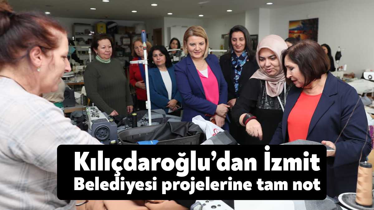 CHP Genel Başkanı Kemal Kılıçdaroğlu’nun eşi Selvi Kılıçdaroğlu, İzmit Belediyesinin