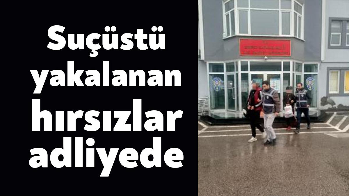 Kocaeli’de bir iş yerinin deposuna giren ve polis ekipleri tarafından