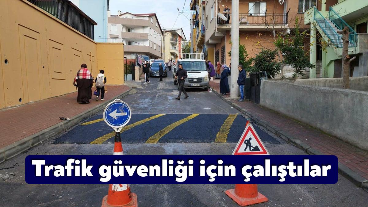 Kocaeli Büyükşehir Belediyesi trafik güvenlik ekipmanları iyileştirme çalışmalarını 2022 yılı