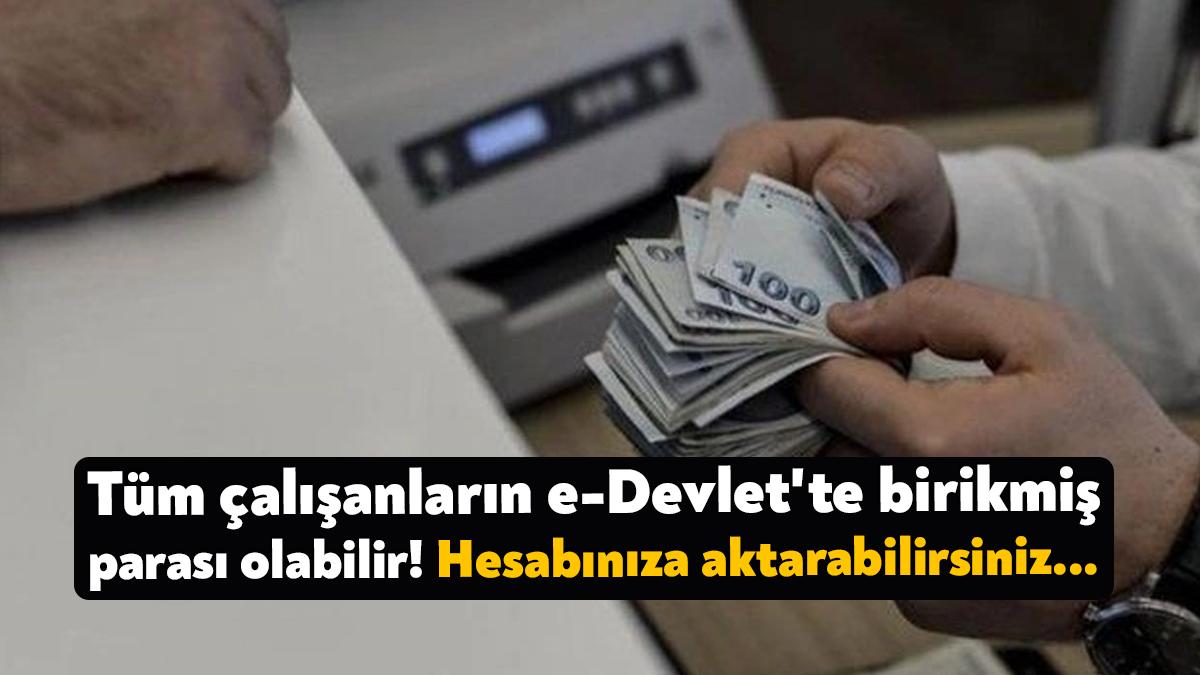 Birçok işyeri, her ay maaşlarda kesintiye gidiyor. Çalışanlar e-Devlet'in yeni