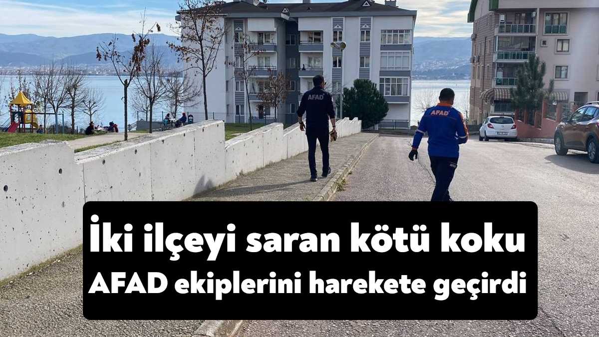 Kocaeli’nin Körfez ve Derince ilçelerinde öğle saatlerinden itibaren alınan kötü