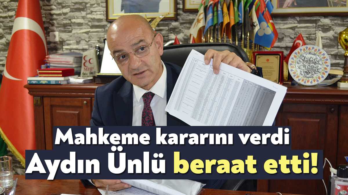 MHP Kocaeli eski İl Başkanı Aydın Ünlü ve il sekreteri