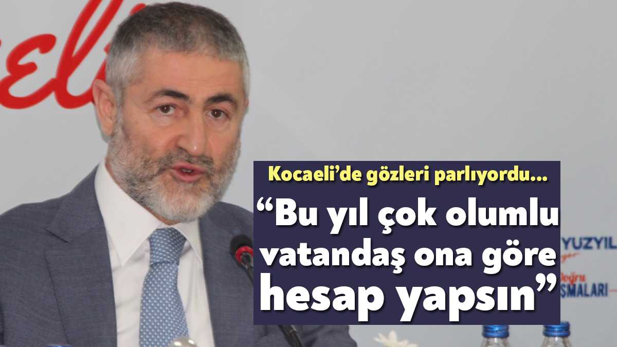 Hazine ve Maliye Bakanı Nureddin Nebati, AK Parti Kocaeli İl