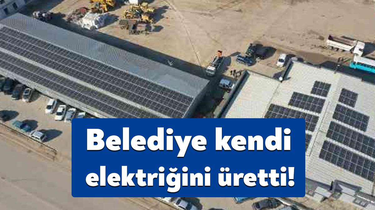 Başiskele Belediyesi, Güneş Enerji Sistemi (GES) Projesi ile kendi elektriğini