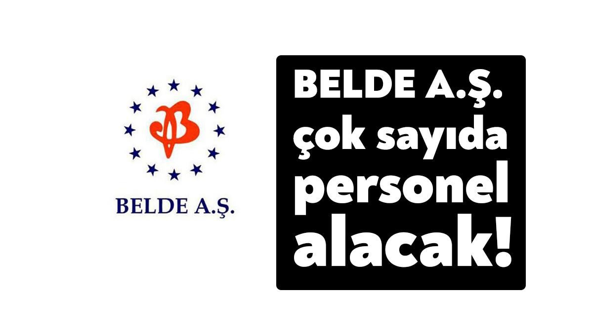 Kocaeli Büyükşehir Belediyesi iştiraklerinden Belde A.Ş.’nin personel alımı ilanı İşkur’da