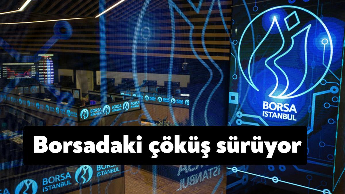 Düşüşü durdurmak için atılan adımlar da işe yaramadı. Borsada kayıp