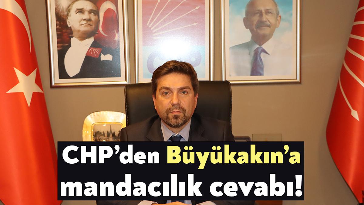 CHP Kocaeli il Başkanı Bülent Sarı, Tahir Büyükakın’a, “Sizin 100