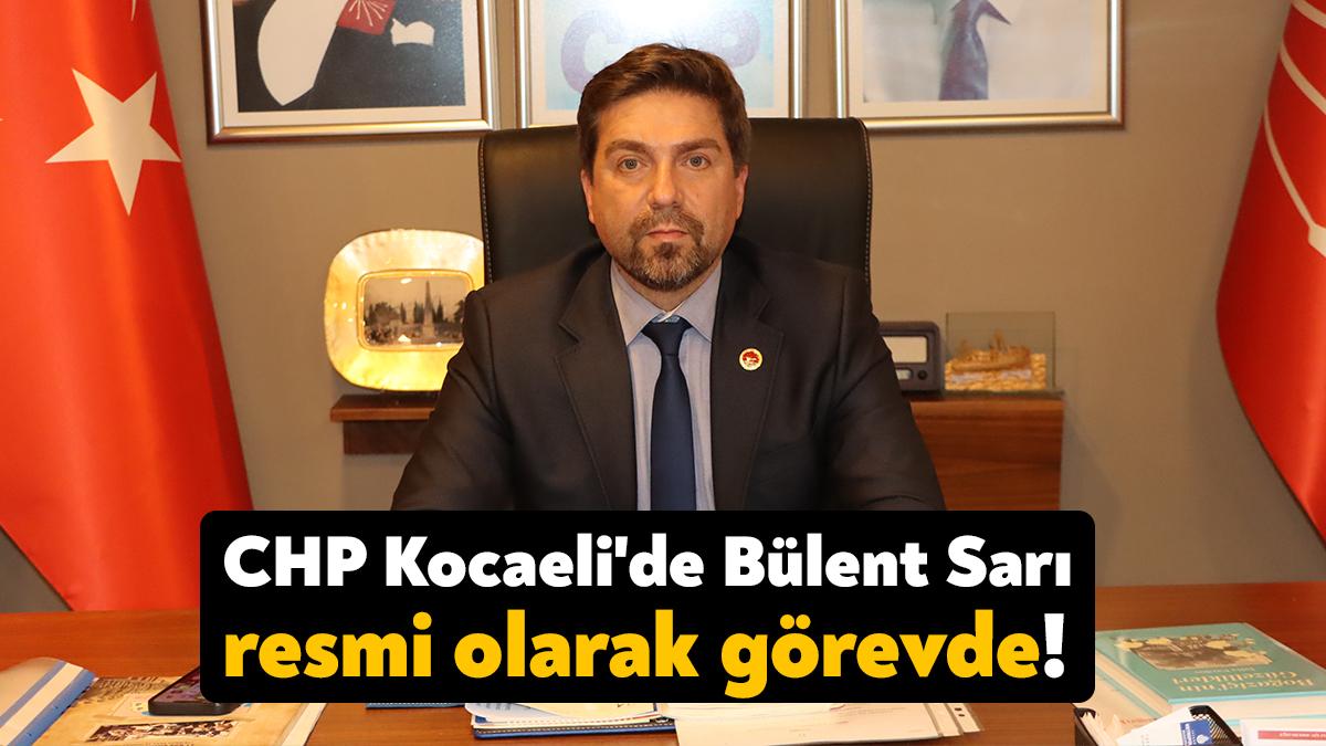 CHP Kocaeli İl Yönetim Kurulu tarafından İl Başkanı olarak seçilen