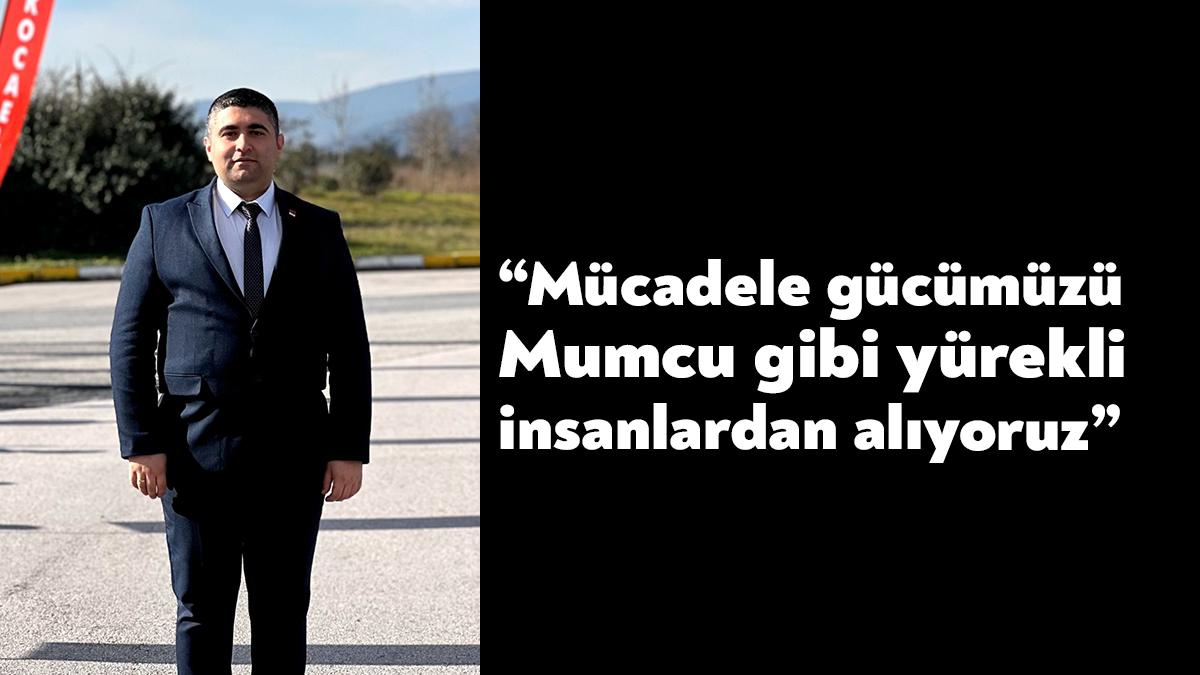 CHP  Gençlik Kolları Genel Başkan Yardımcısı Caner Arduç, Uğur Mumcu’nun