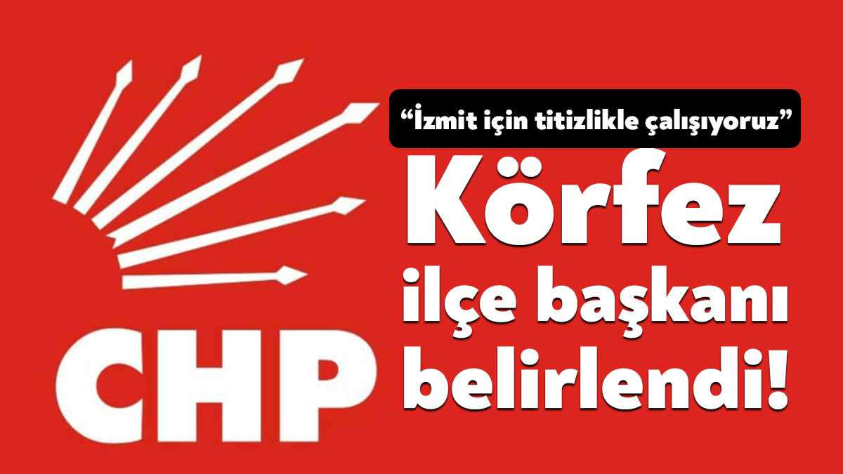 CHP Körfez İlçe Yönetim Kurulu toplantısında ilçe başkanı Gülseren Solmaz