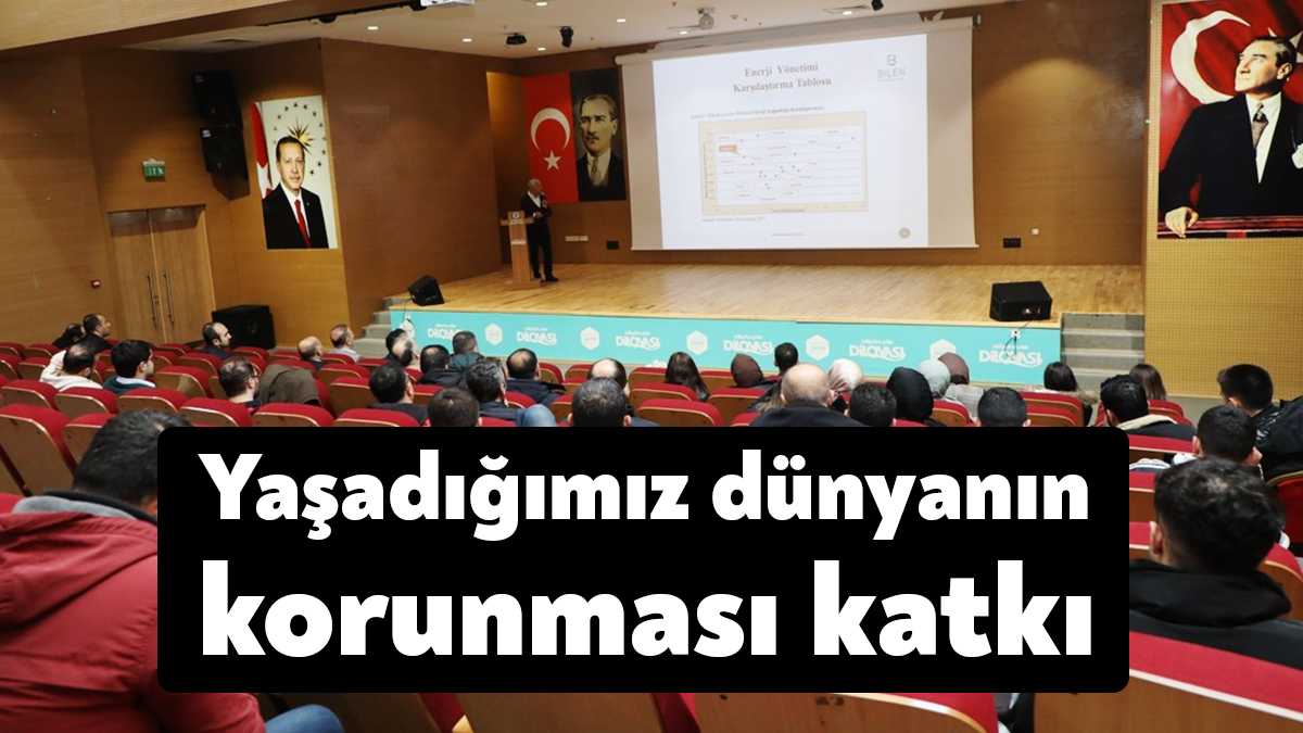 Kocaeli’de Dilovası Belediyesi tarafından belediye personeline yaşadığımız dünyaya katkı için