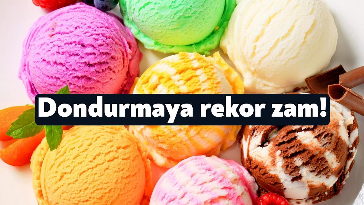 Paketli dondurma fiyatlarına yaklaşık yüzde 65 oranında zam geldi.