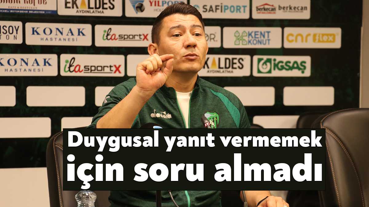 Kocaelispor - Kırşehir maçının ardından teknik direktörler karşılaşmayı değerlendirdi. Kocaelispor