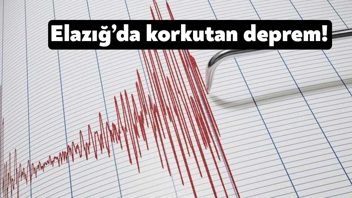 Elazığ Sivrice'de yaşanan 4.9 büyüklüğünde deprem korkuttu. Deprem Malatya ve