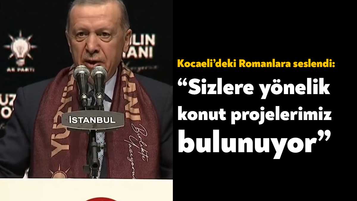 Cumhurbaşkanı Recep Tayyip Erdoğan, Haliç Kongre Merkezi'nde gerçekleştirilen '2023 Roman