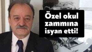 CHP Dilovası İlçe Başkanı Erenoğlu, özel okul zammına isyan etti