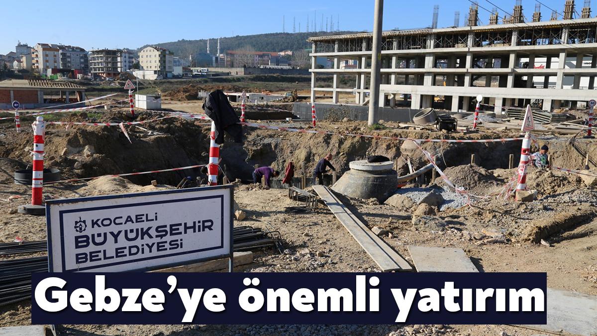 Kocaeli Büyükşehir, Gebze’de sel ve su baskınlarının önüne geçmek için