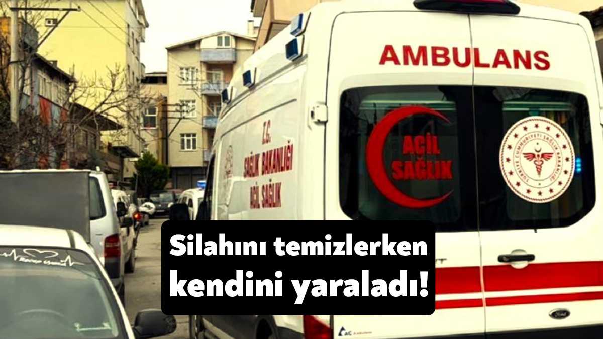 Kocaeli’nin Gebze ilçesinde bir şahıs, silahını temizlerken yanlışlıkla kendisini yaraladı.