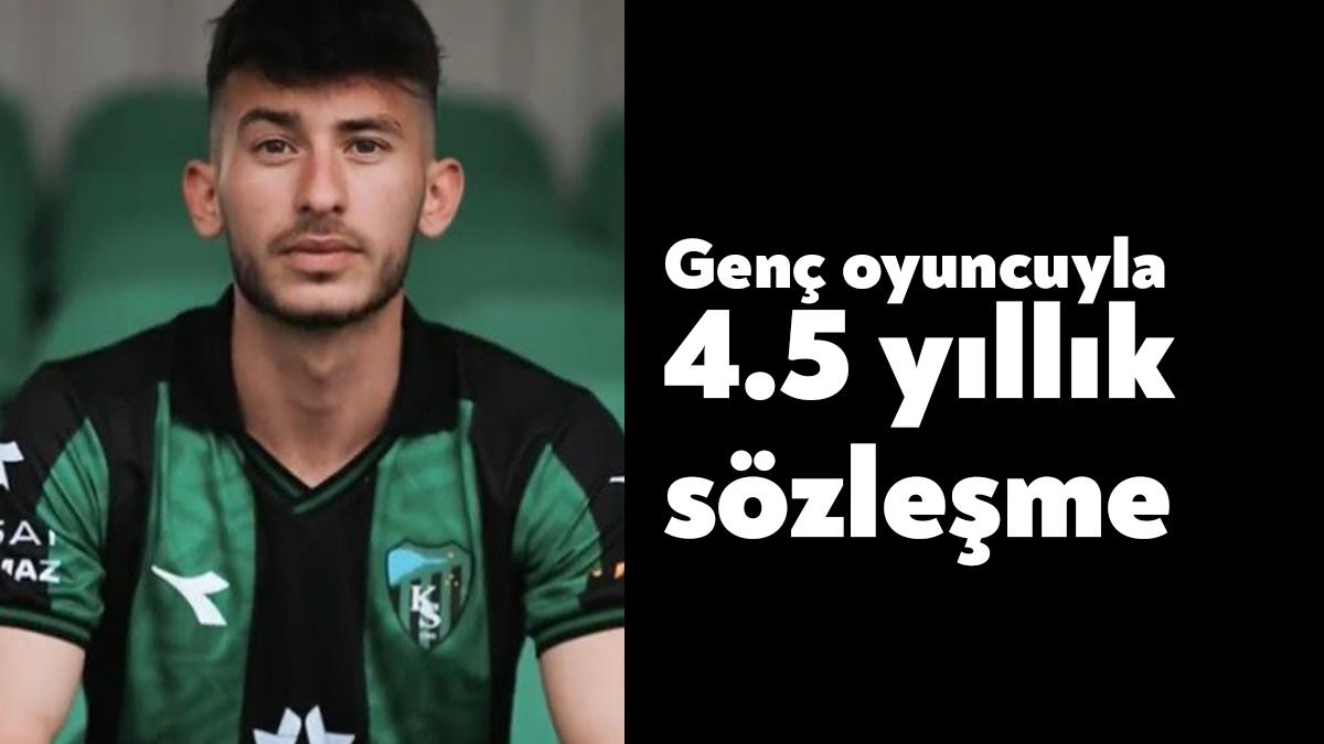 Kocaelispor, 18 yaşındaki kanat oyuncusu Hakan Öztürk’ü 4.5 yıllığına kadrosuna