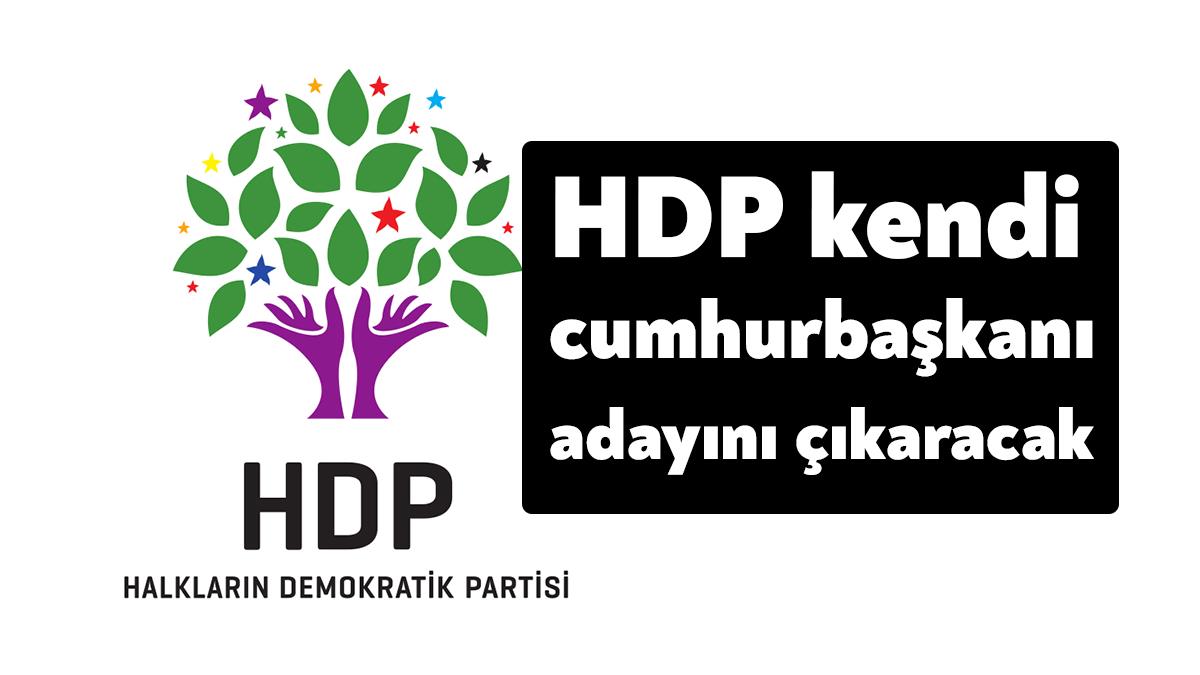 HDP Eş Genel Başkanı Pervin Buldan partisinin kendi cumhurbaşkanı adayı