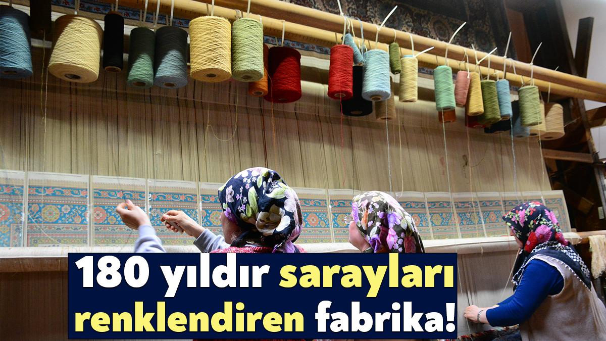 Kocaeli'de 1843 yılında kurulan Osmanlı emaneti "Hereke Fabrika-i Hümayunu" dokuma