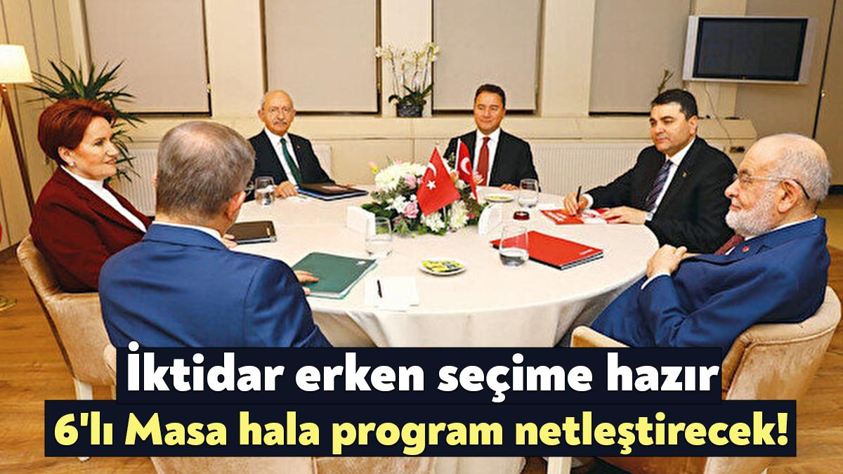 Altılı Masa’nın hükümet programında, kamu-özel işbirliği projelerini “yeniden ele alma”