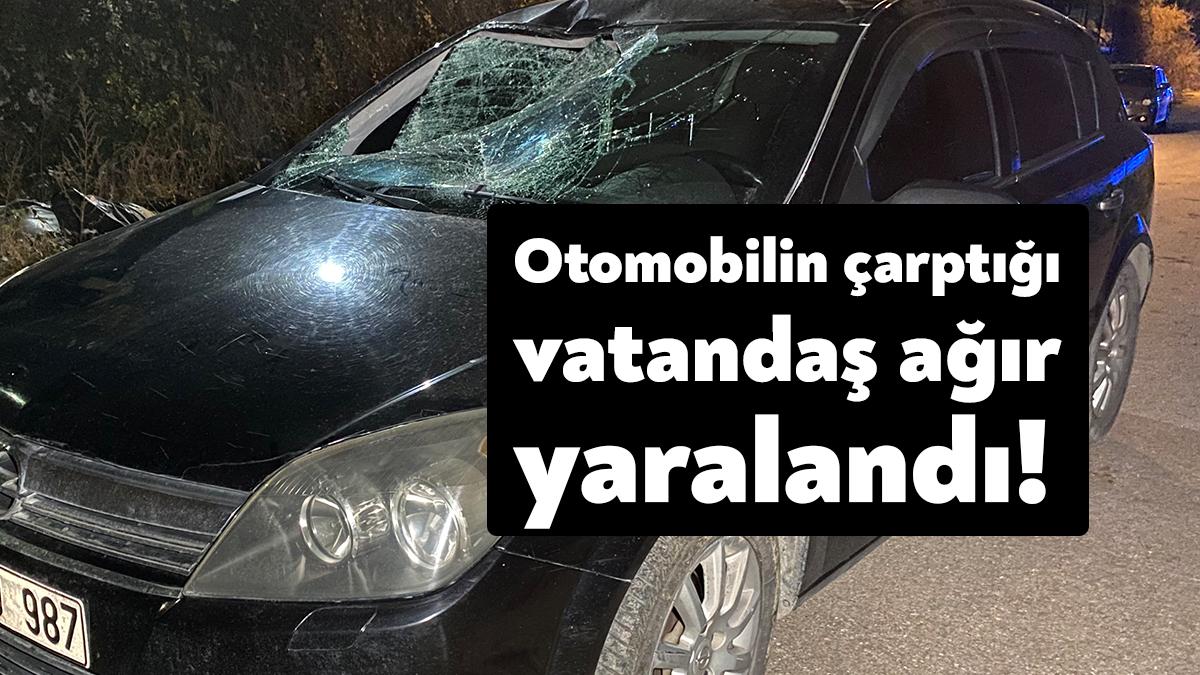 Kocaeli’nin Kartepe ilçesinde otomobilin çarptığı yaya ağır yaralandı.