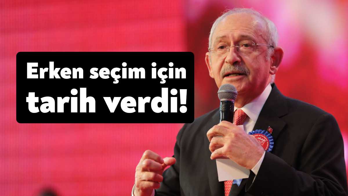 Uğur Dündar'ın sorularını yanıtlayan CHP lideri Kılıçdaroğlu, erken seçim için