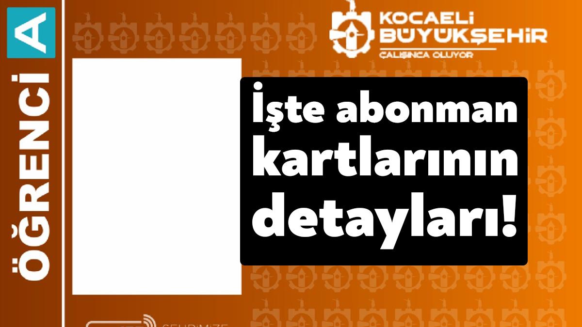 UKOME’de alınan karar doğrultusunda Kocaeli’de Abonman Kart uygulaması başlıyor. Uygulamadan