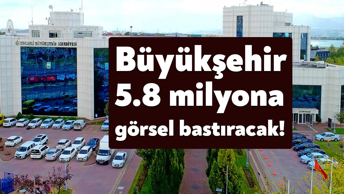 Kocaeli Büyükşehir Belediyesi 1 yıl süreli 60 bin metrekare köprü
