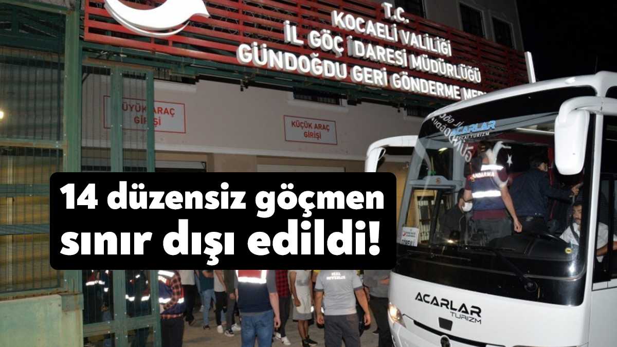 Kocaeli Valiliği, Kocaeli ve bölge illerde yakalanan 14 düzensiz göçmenin