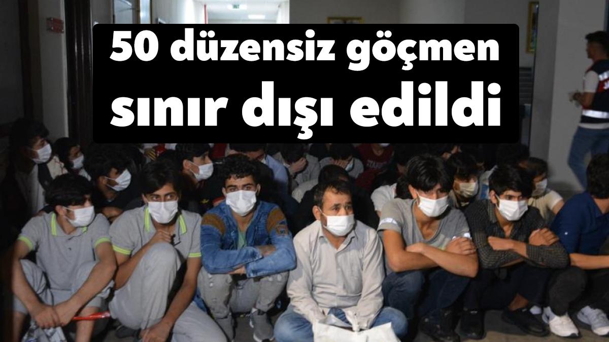 Kocaeli Valiliği 50 düzensiz göçmenin sınır dışı edildiğini duyurdu.