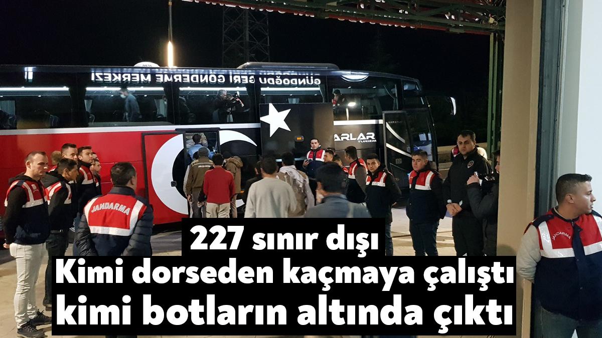  Kocaeli’de operasyonlarda yakalanan 227 Afganistan uyruklu düzensiz göçmen, ülkelerine gönderilmek