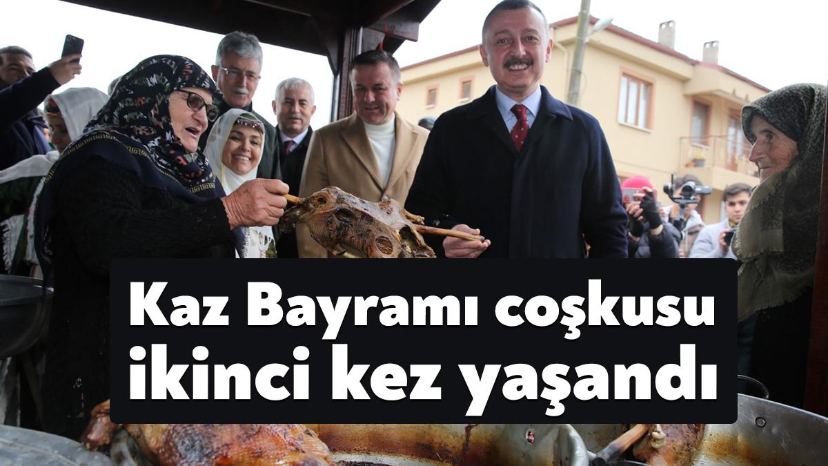 Geçmişi 200 yıl öncesine dayanan Kaz Bayramı etkinliği ikinci kez