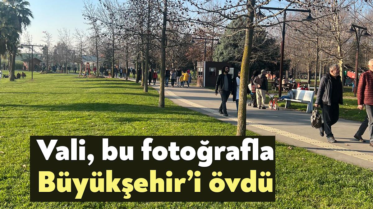 Kocaeli Seddar Yavuz, Sekapark’ta çektiği fotoğrafı paylaşarak Kocaeli Büyükşehir Belediyesi’ni
