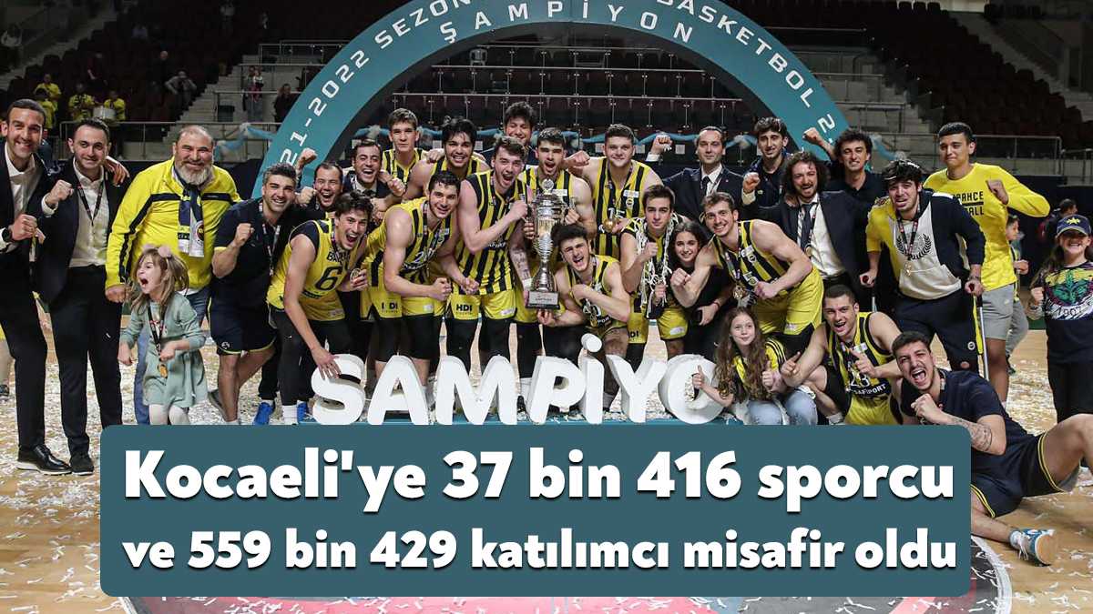 Kocaeli Büyükşehir Belediyesi 2022 yılında 9 uluslararası, 43 ulusal ve