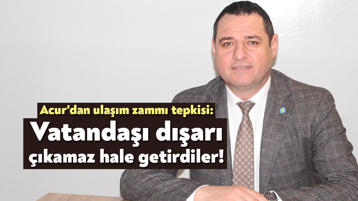 Kocaeli Büyükşehir Belediyesi UKOME'nin aldığı zam kararlarına İYİ Parti Kocaeli
