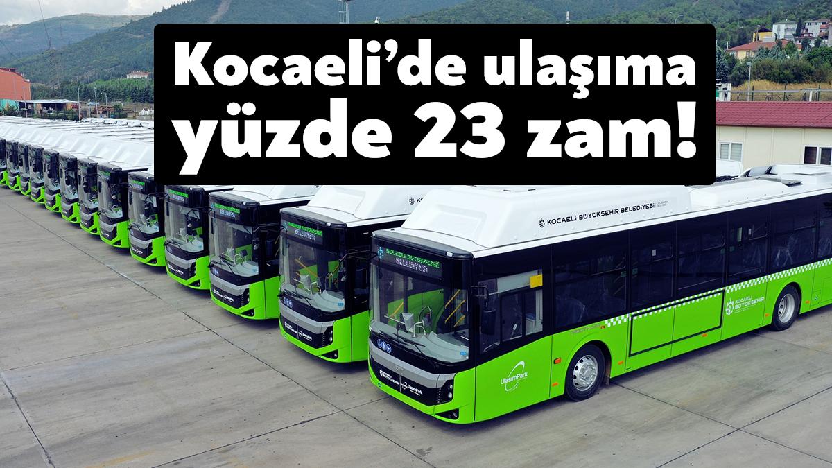 UKOME toplantısında yapılan görüşmede ulaşıma yüzde 23 zam yapılması kararı