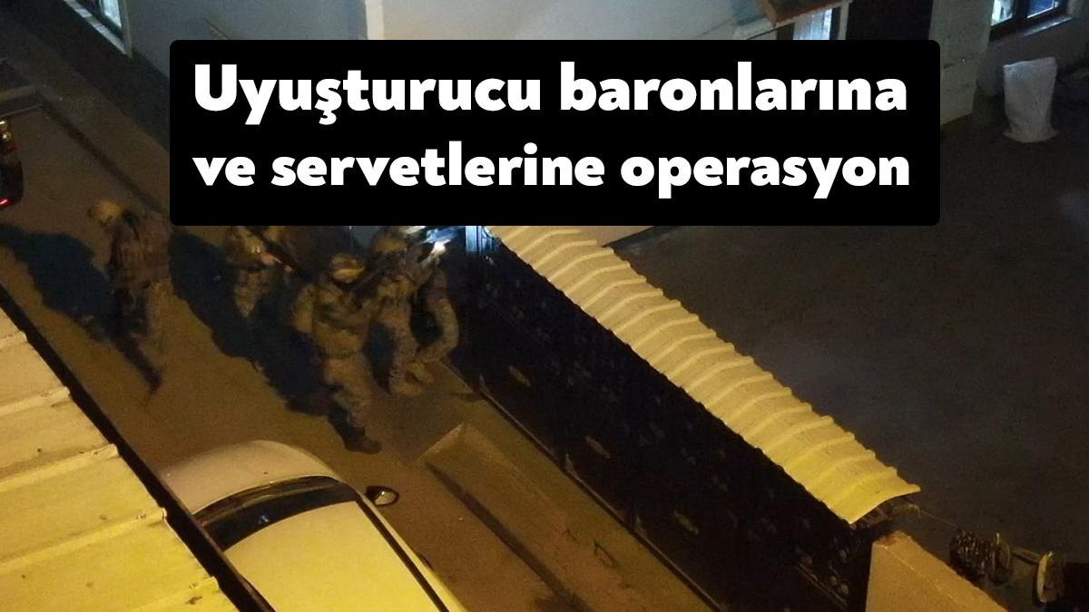 Bursa merkezli 5 ilde yapılan operasyonda uyuşturucu ticareti yaptıkları belirlenen