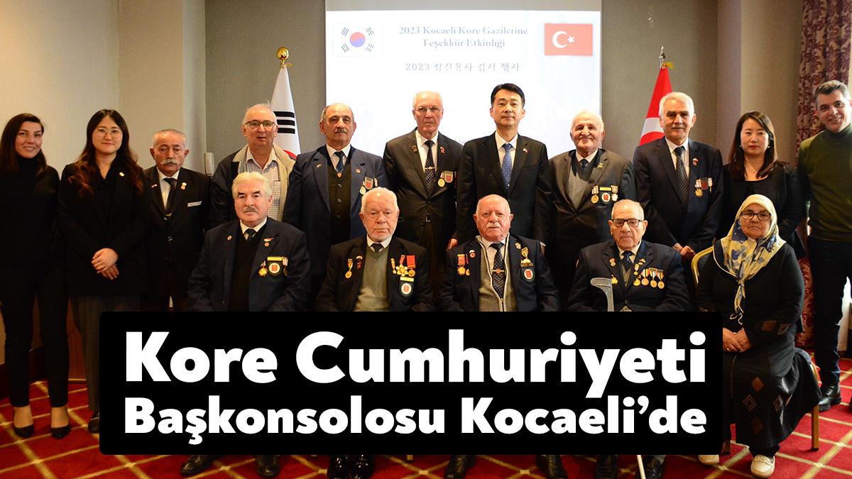 Kocaeli’de Kore gazileriyle bir araya gelen Kore Cumhuriyeti İstanbul Başkonsolosu