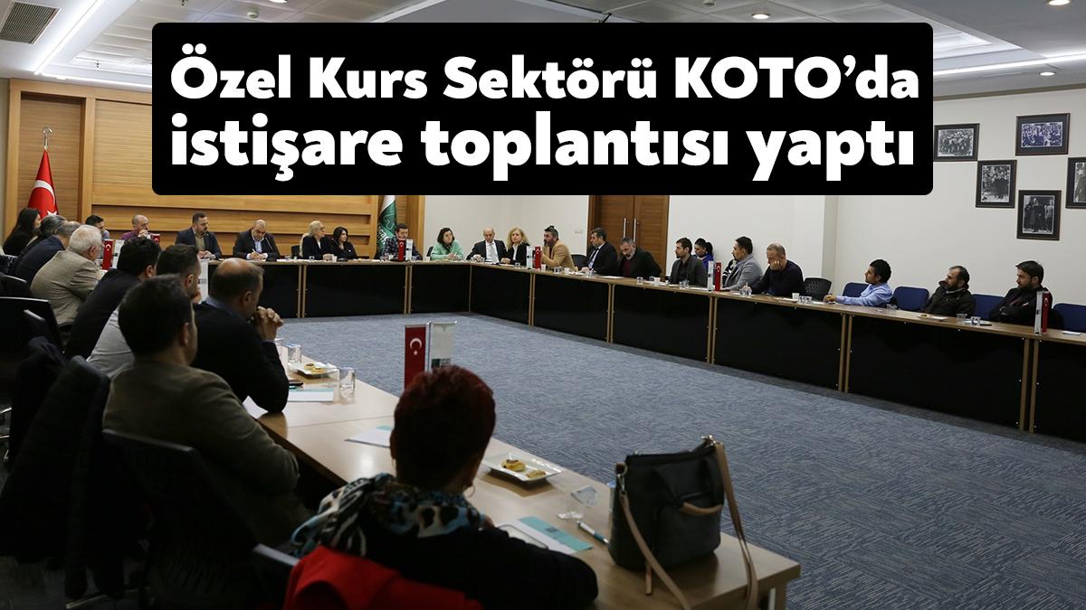 Kocaeli Ticaret Odası 23. Meslek Komitesi, özel kurs sektöründe faaliyet
