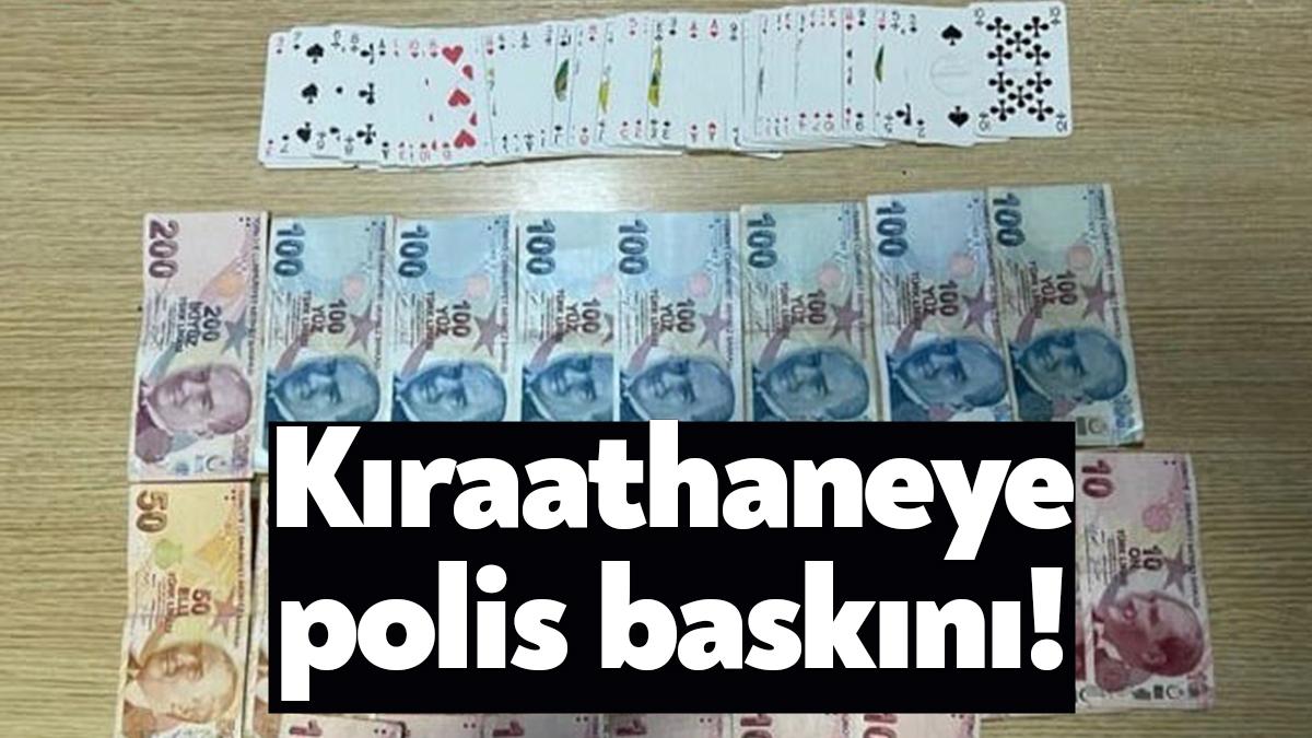 Kocaeli'nin Kandıra ilçesinde kıraathanede kumar oynayan 8 şahsa 32 bin