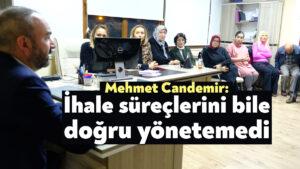 Mehmet Candemir’den Körfez’e ihale tepkisi: <strong>İhale süreçlerini bile doğru yönetemedi</strong>